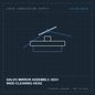 Bodor Galvo mirror assembly, HD31 wide-cleaning head — technical drawing