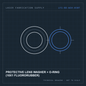 Bodor Protective lens washer + O-ring (18x1 fluororubber) — technical drawing